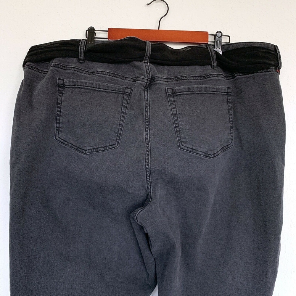 Torrid Gray Black Boyfriend Embroidered Jeans - Picture 8 of 8